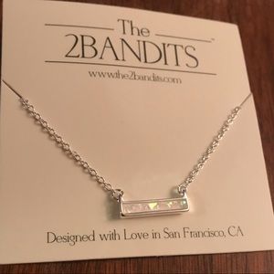 Simple bar shine necklace- free w/ $30+ purchase